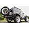 Fab Fours 07-17 JEEP JK OFF THE DOOR TIRE CARRIER (NEEDS BASE BUMPER) MATTE BLACK JP-Y1261T-1 - alternate 4
